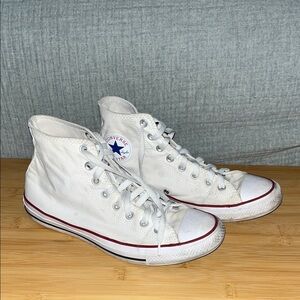 White Converse All-stars